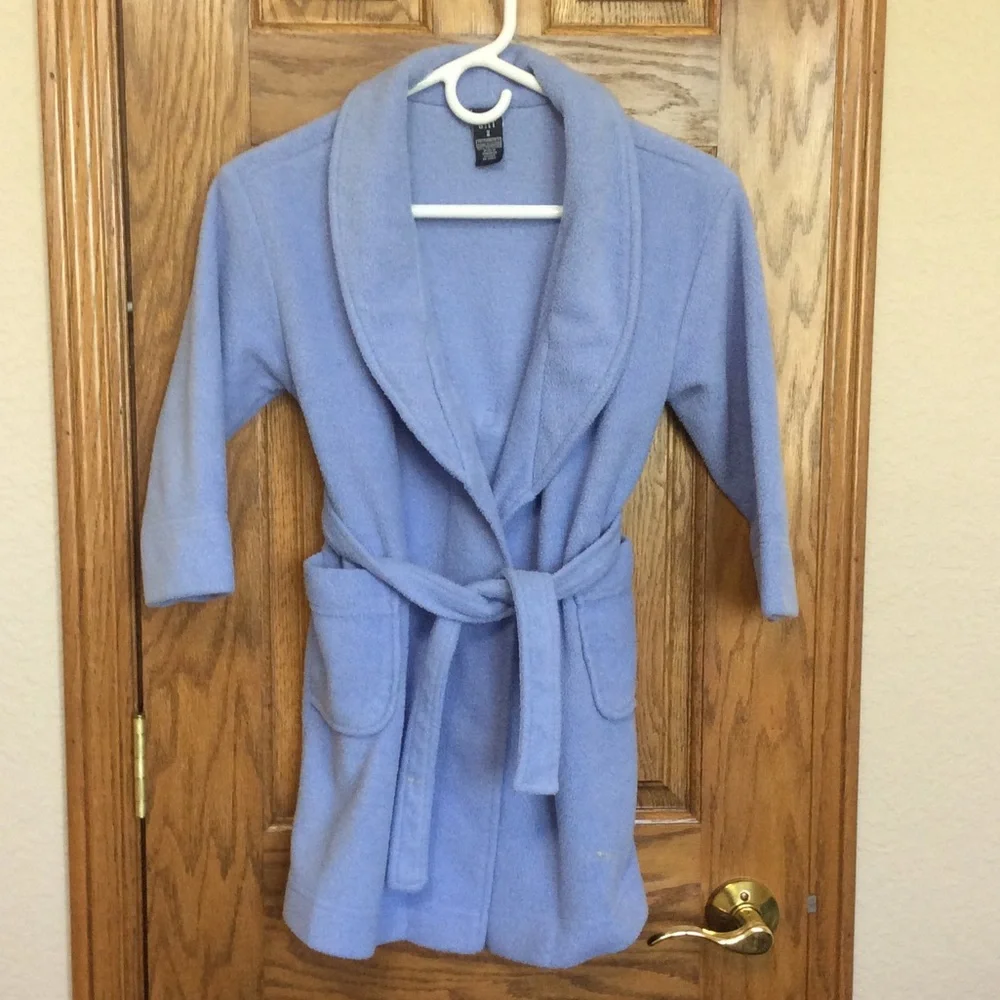 GAP KIDS Long Sleeve Robe with Tie Belt & Pockets